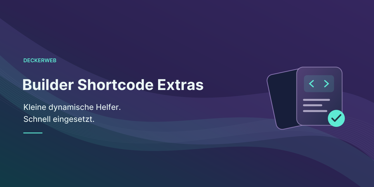 Builder Shortcode Extras