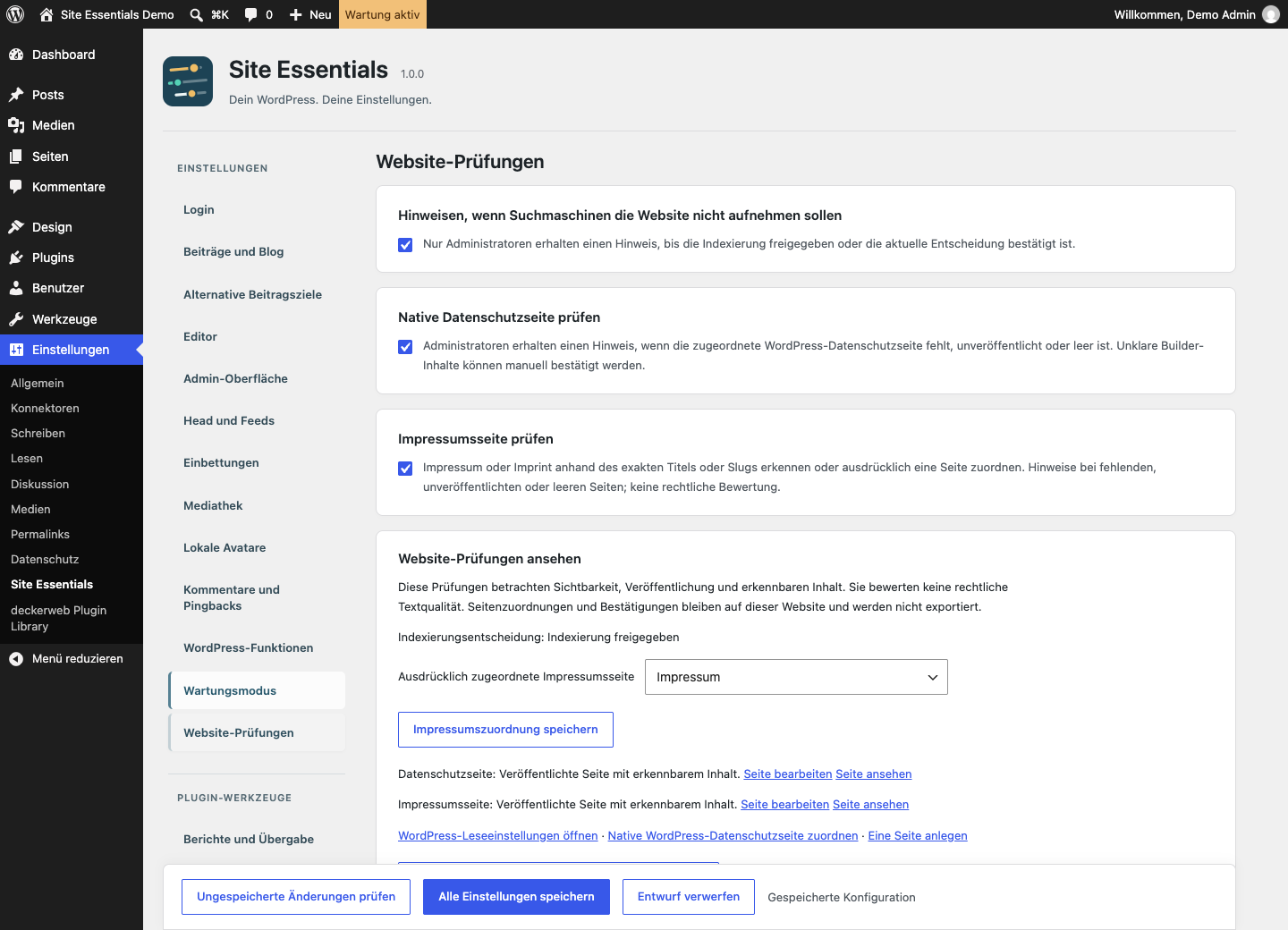Website-Hinweise